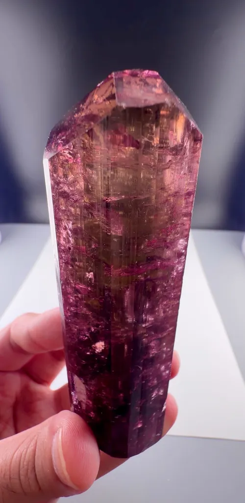Hot pink Tourmaline from Brazil image