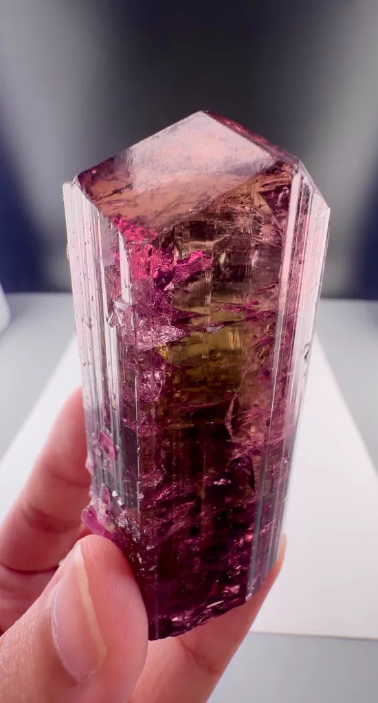 Hot pink Tourmaline from Brazil - image 2