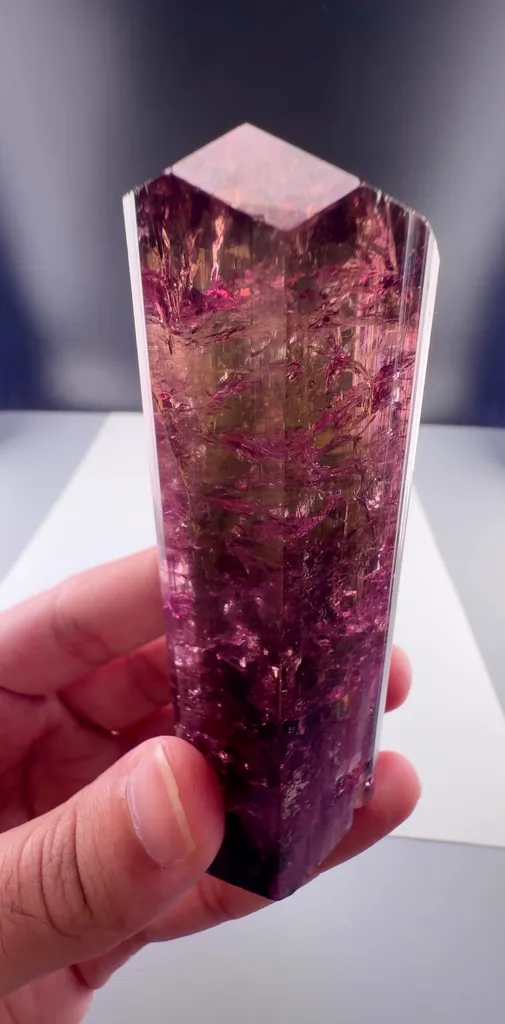 Hot pink Tourmaline from Brazil - image 4