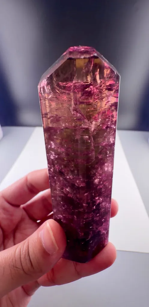 Hot pink Tourmaline from Brazil - image 5