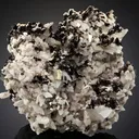 HUBEITE with Quartz Pyrite and Calcite - image 1