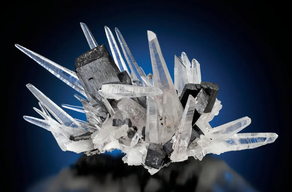 Hübnerite and Quartz image