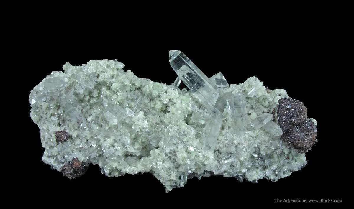 Hubnerite Epimorphs on Scheelite Cast, With Quartz and Muscovite - image 2
