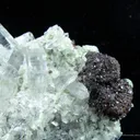 Hubnerite Epimorphs on Scheelite Cast, With Quartz and Muscovite - image 3