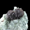 Hubnerite Epimorphs on Scheelite Cast, With Quartz and Muscovite - image 1