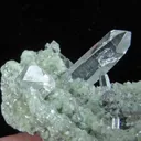 Hubnerite Epimorphs on Scheelite Cast, With Quartz and Muscovite - image 5