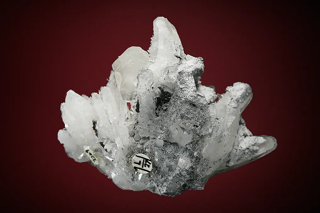 Hübnerite on Quartz - image 2