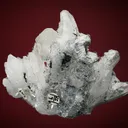 Hübnerite on Quartz - image 2