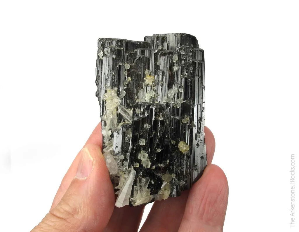 Hubnerite with Fluorite and Quartz - image 4