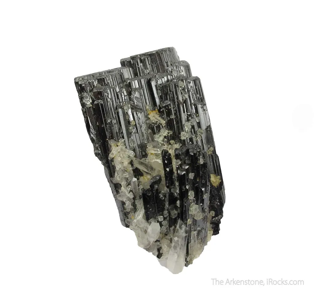 Hubnerite with Fluorite and Quartz - image 5