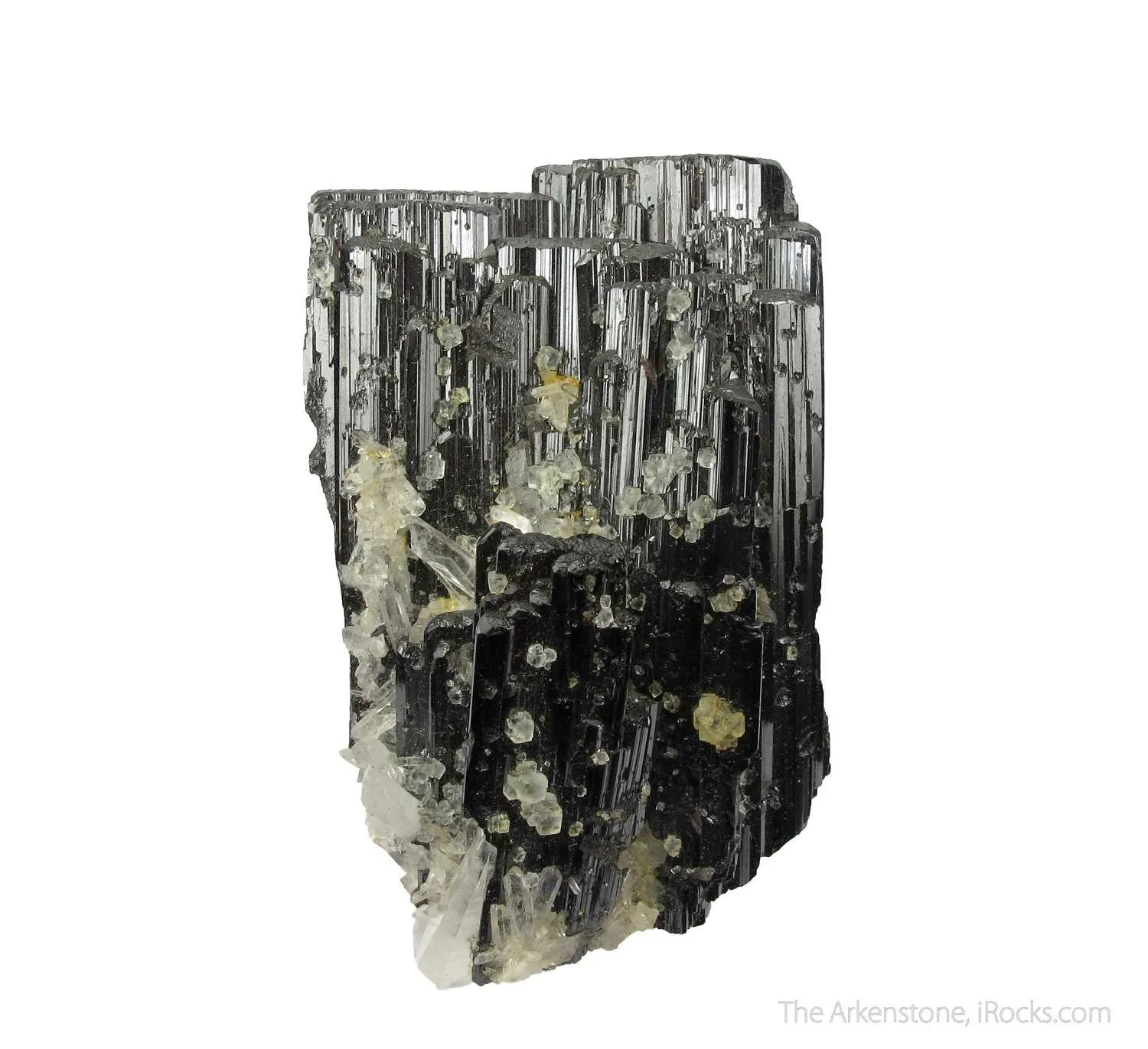 Hubnerite with Fluorite and Quartz - image 1