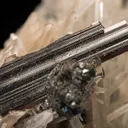 Hübnerite with Quartz - image 3