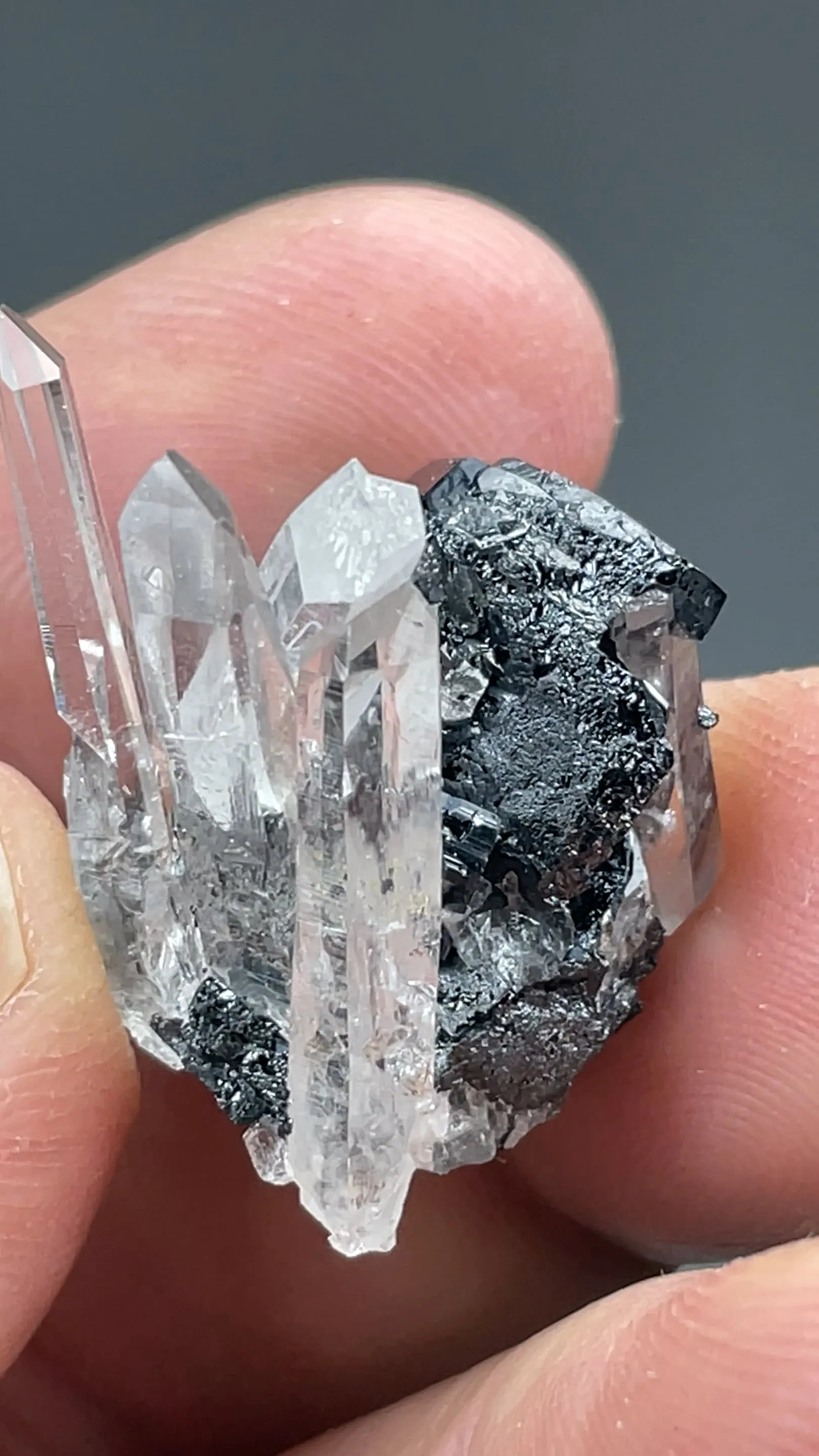 Hubnerite with Quartz - image 2