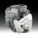 Hubnerite with Quartz - image 1