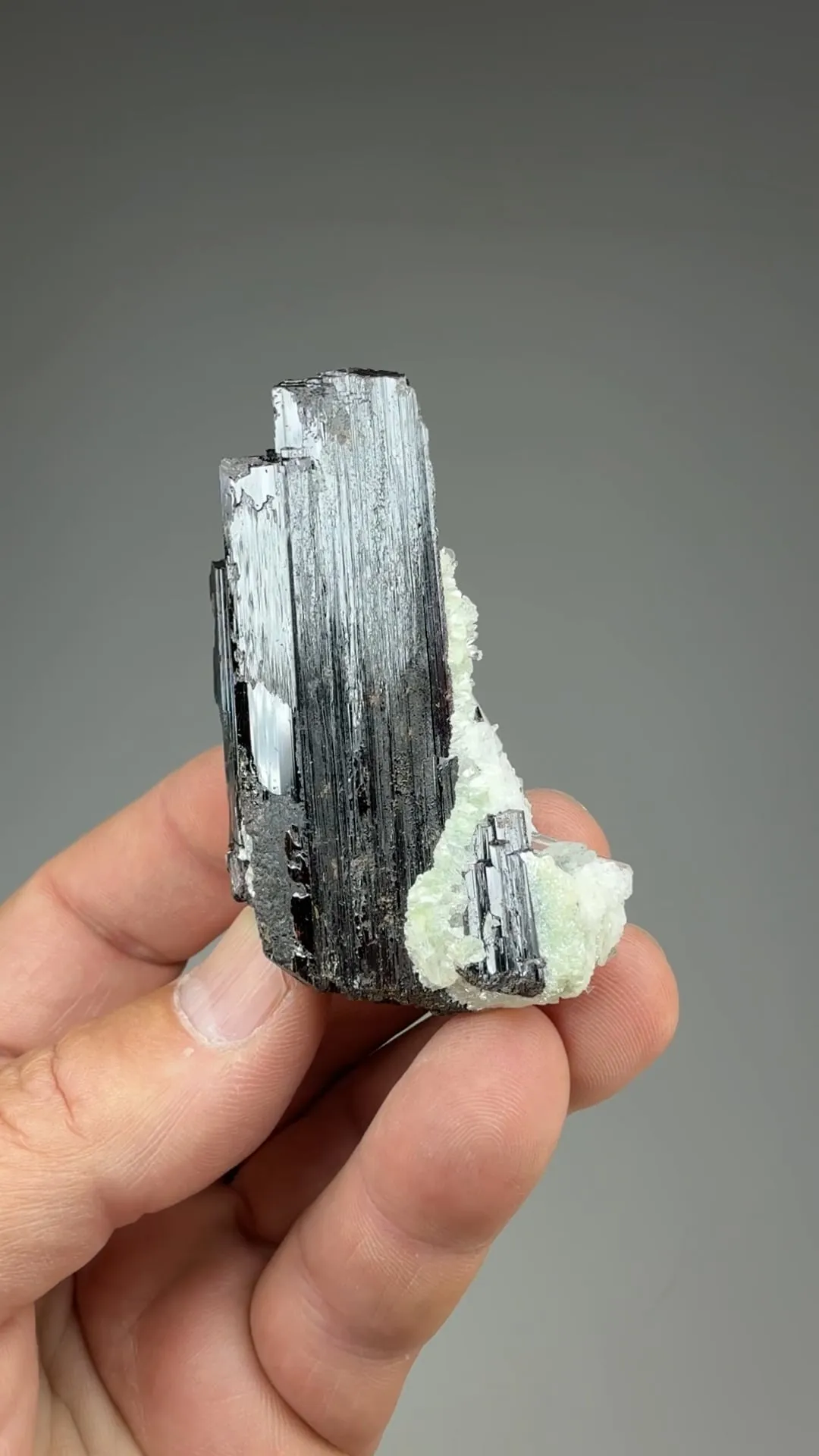 Hubnerite with Quartz - image 2