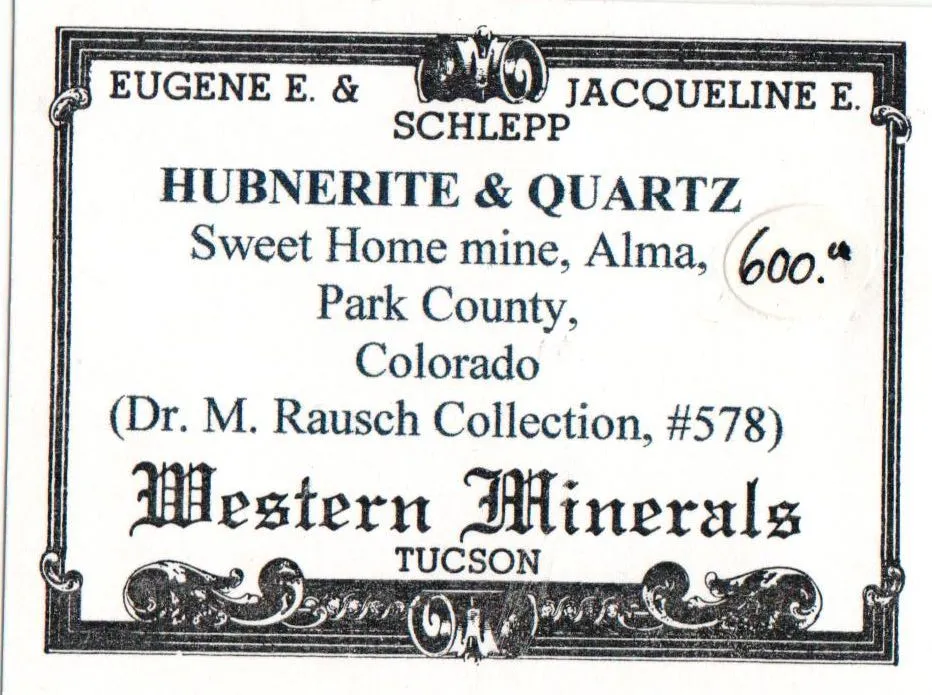 Hübnerite with Quartz - image 8