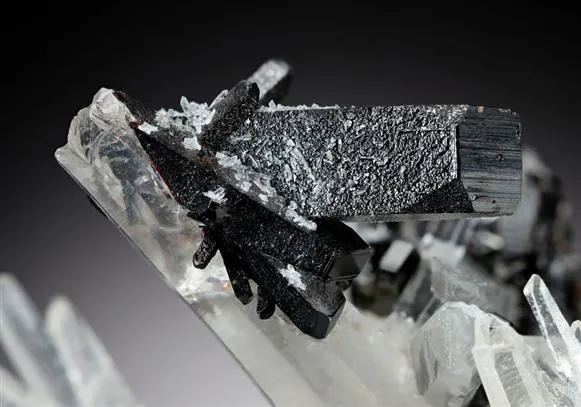 Hübnerite with Quartz image