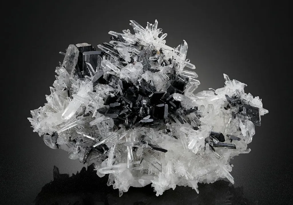 Hübnerite with Quartz image
