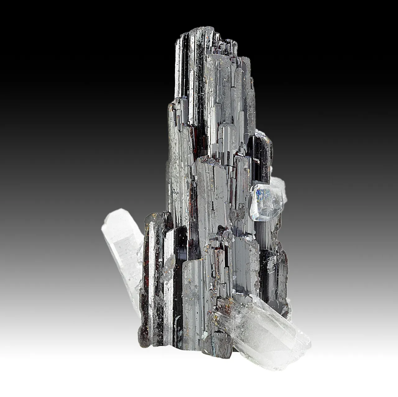 Hubnerite with Quartz - image 1