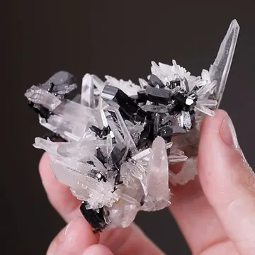 Hübnerite with Quartz