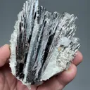 Hubnerite with Quartz, Fluorite - image 2