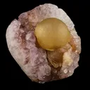Huge Botryoidal Fluorite on Amethyst, Rare Natural Mineral Specimen - image 1