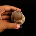 Huge Botryoidal Fluorite on MM Quartz Very Rare Natural Mineral Specimen - image 4