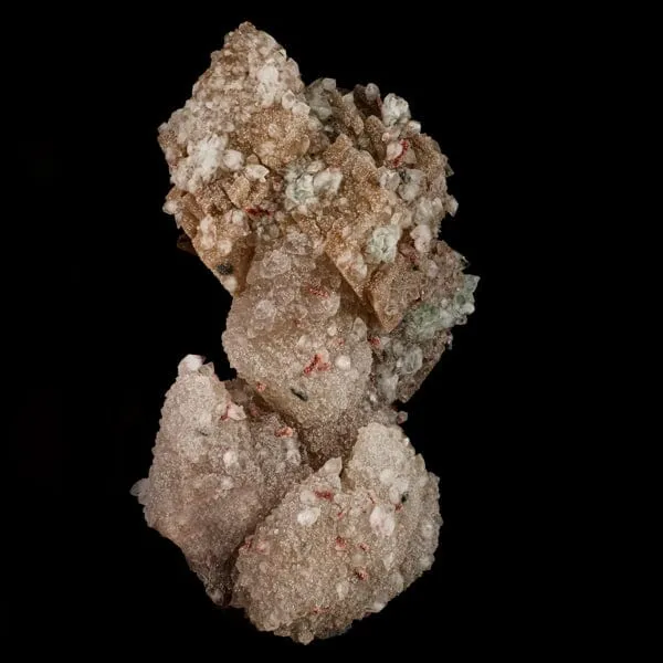 Huge Calcite formation with Chalcedony and Stilbite Natural Mineral Specimen - image 5