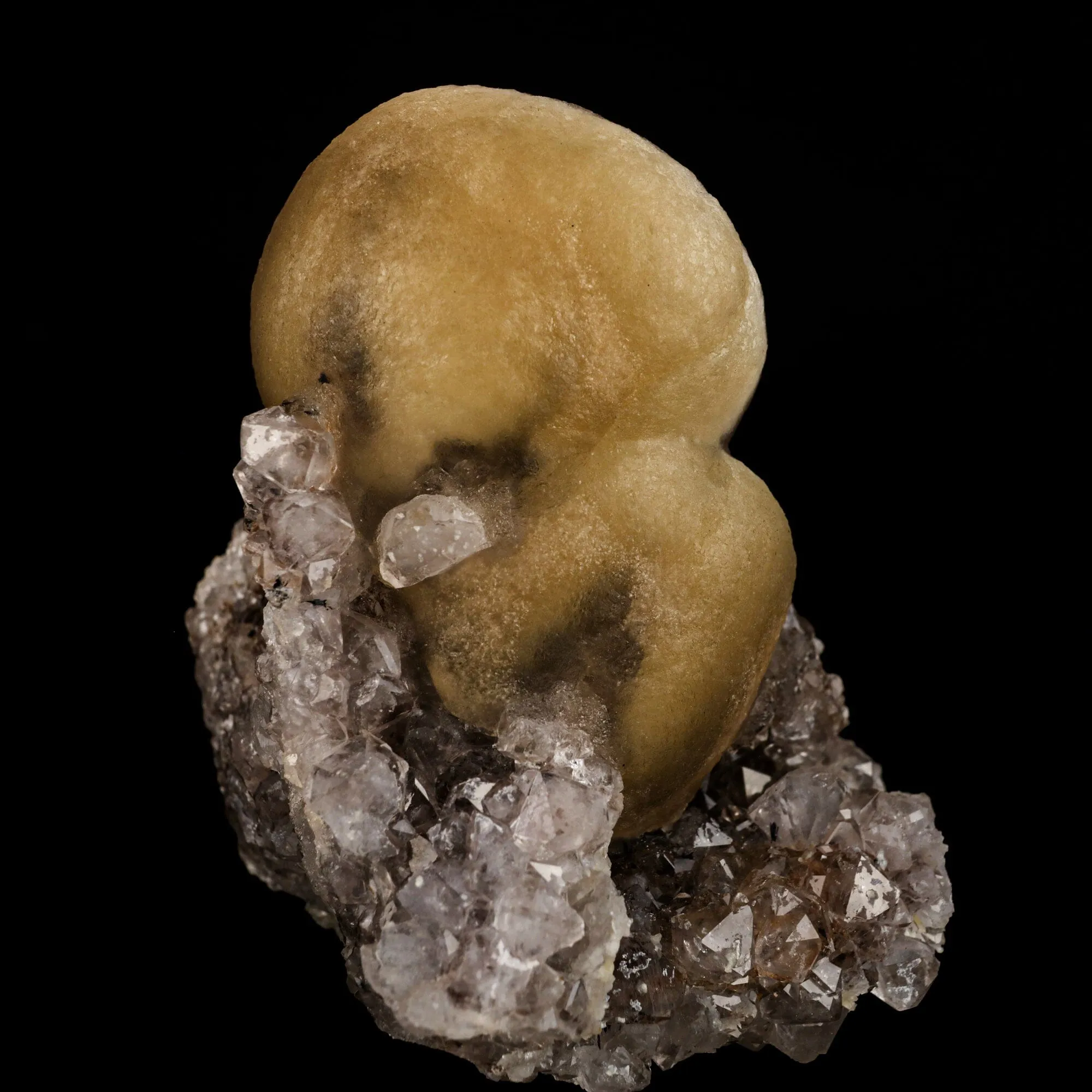 Huge Fluorite ball on Amethyst Natural Mineral Specimen - image 2