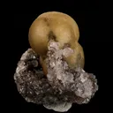 Huge Fluorite ball on Amethyst Natural Mineral Specimen - image 1