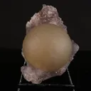 Huge Fluorite Ball on Amethyst Very Rare Natural Mineral Specimen - image 1