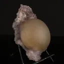 Huge Fluorite Ball on Amethyst Very Rare Natural Mineral Specimen - image 2