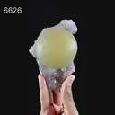 Huge Fluorite Ball on Amethyst Very Rare Natural Mineral Specimen - image 6