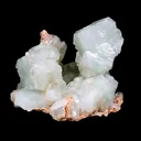 Huge Green Apophyllite Cubes with Heulandite – Freestanding Natural Mineral Specimen from Nashik - image 2