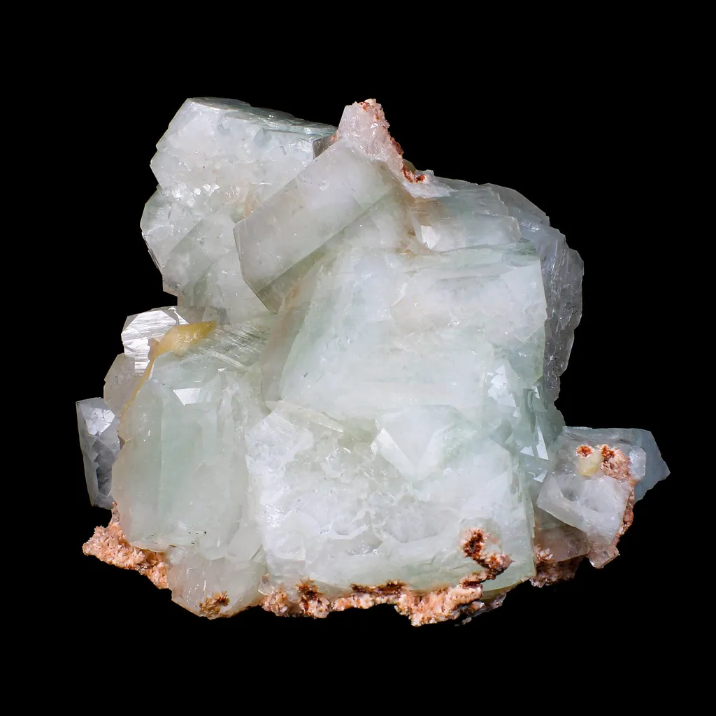Huge Green Apophyllite Cubes with Heulandite – Freestanding Natural Mineral Specimen from Nashik - image 6