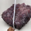 Huge Pointed Amethyst Red Color Crystals With Iron Hematite Specimen - image 3