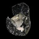 Huge Rainbow Calcite with Black Chalcedony Natural Mineral Specimen - image 2