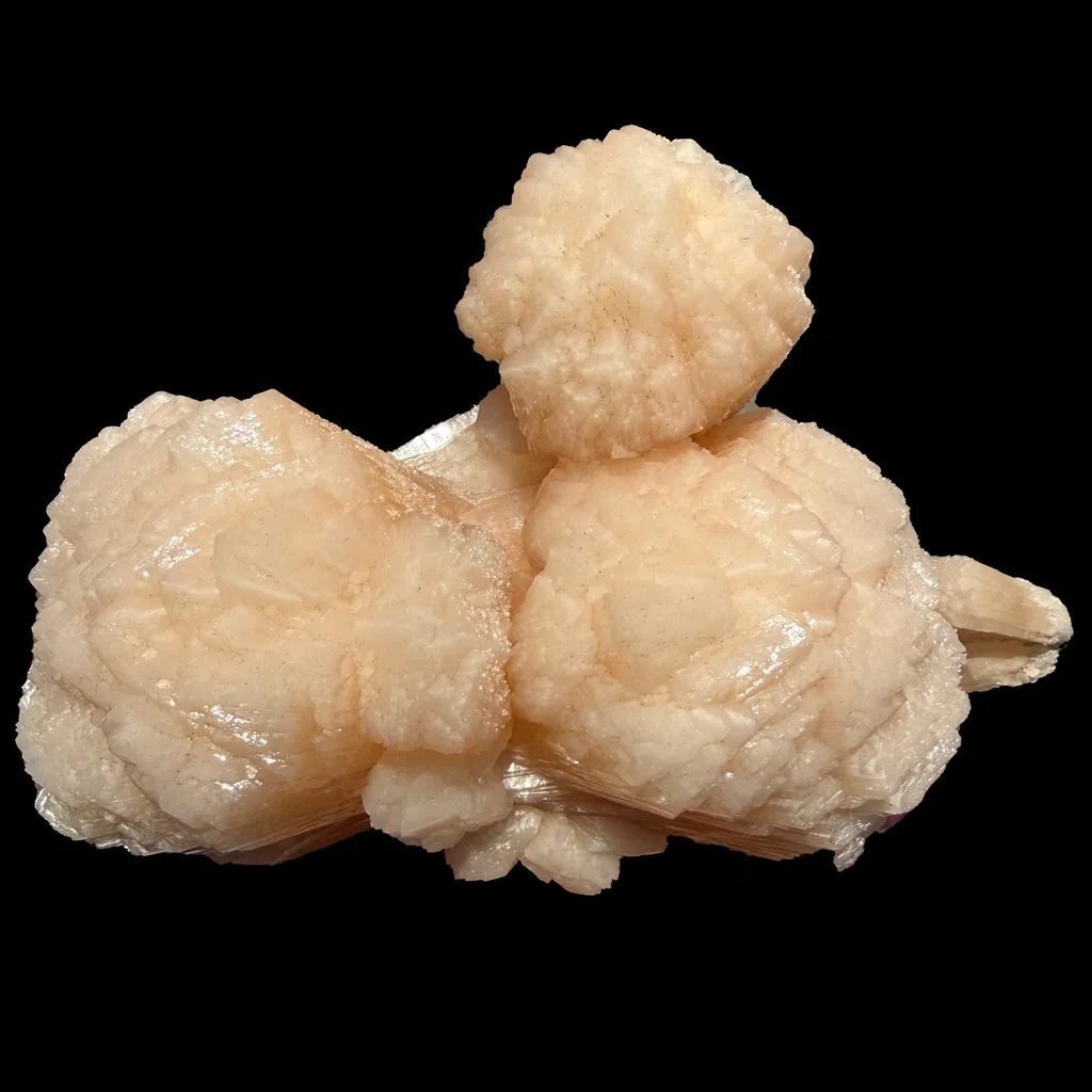 Huge Rare Bow-Tie Stilbite Crystal Cluster – Peach Indian Zeolite Mineral Specimen from Nashik - image 5