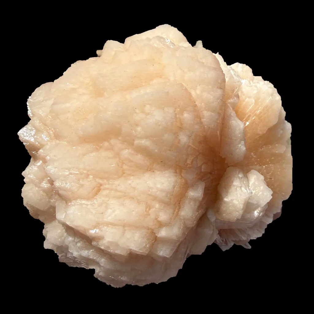 Huge Rare Bow-Tie Stilbite Crystal Cluster – Peach Indian Zeolite Mineral Specimen from Nashik - image 3