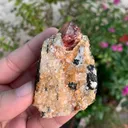 Huge Rare Red Terminated Zircon Specimen from Pakistan - image 1