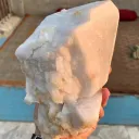 Huge Size Twinned Microcline Feldspar combine Fluorescent Apatite and Quartz Specimen from Pakistan - image 7