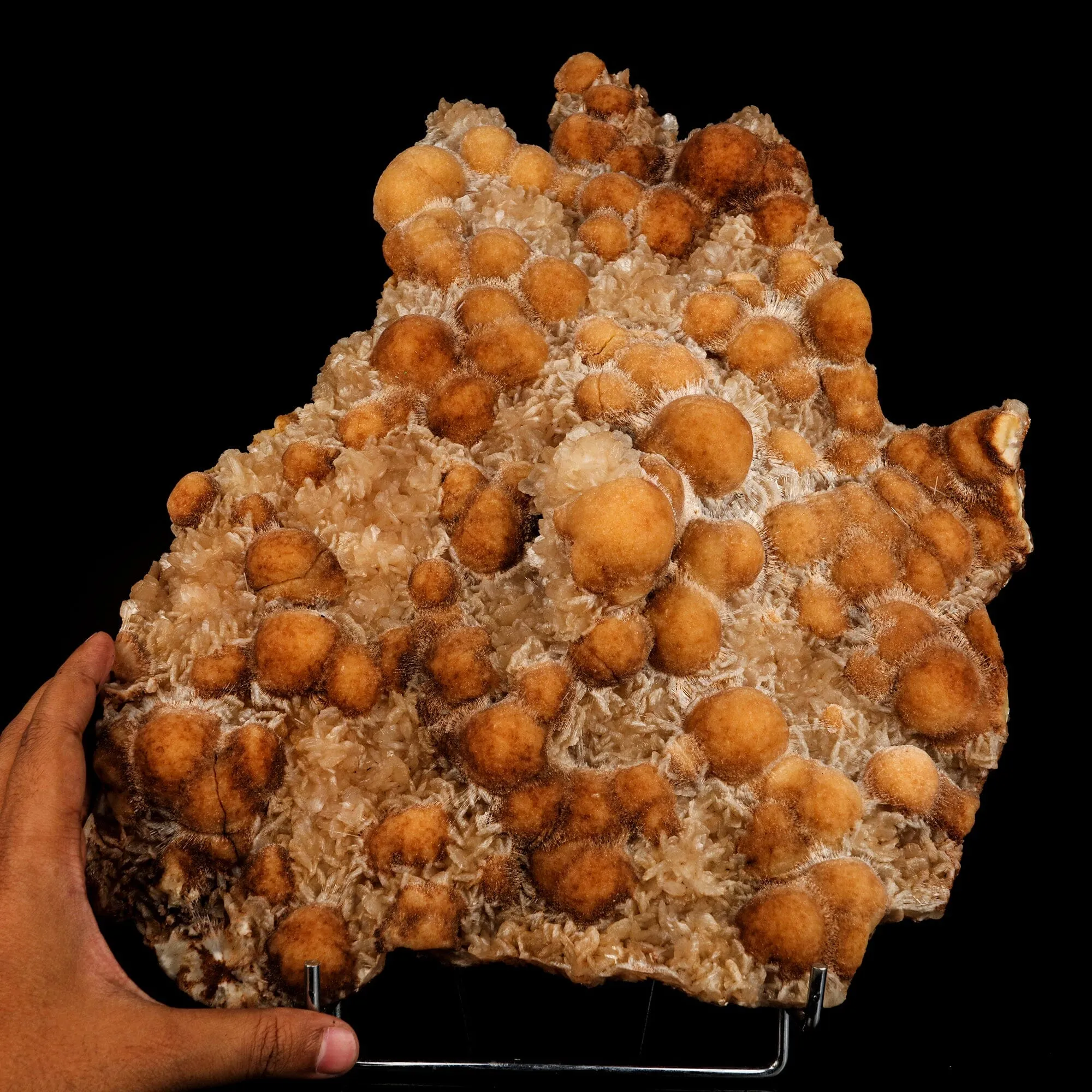 Huge Thomsonite with Stilbite Rare Find Natural Mineral Specimen - image 2