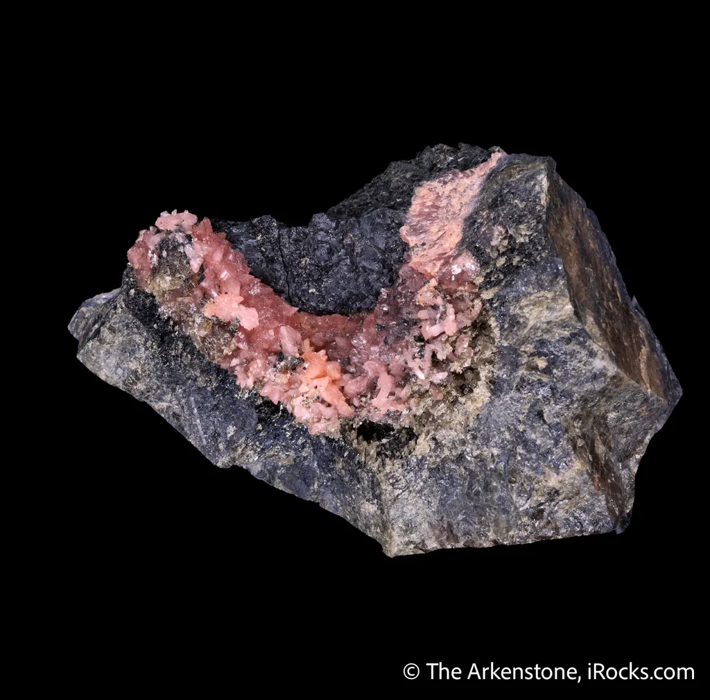 Hureaulite with Rockbridgeite and Jahnsite in Triphylite and Quartz image