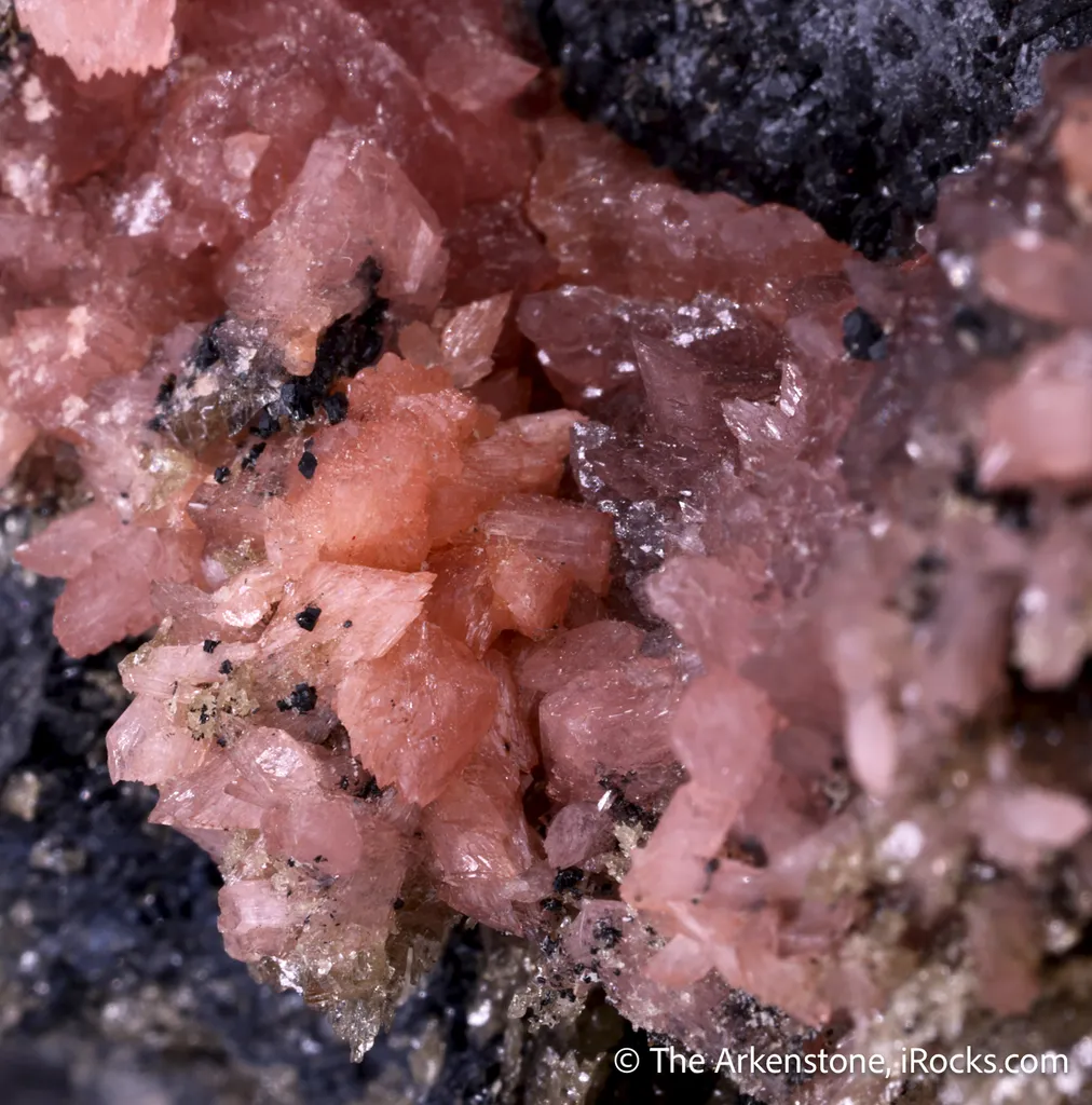 Hureaulite with Rockbridgeite and Jahnsite in Triphylite and Quartz - image 4