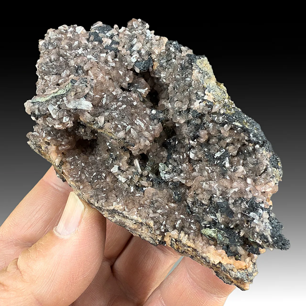 Hureaulite with Rockbridgeite - image 1