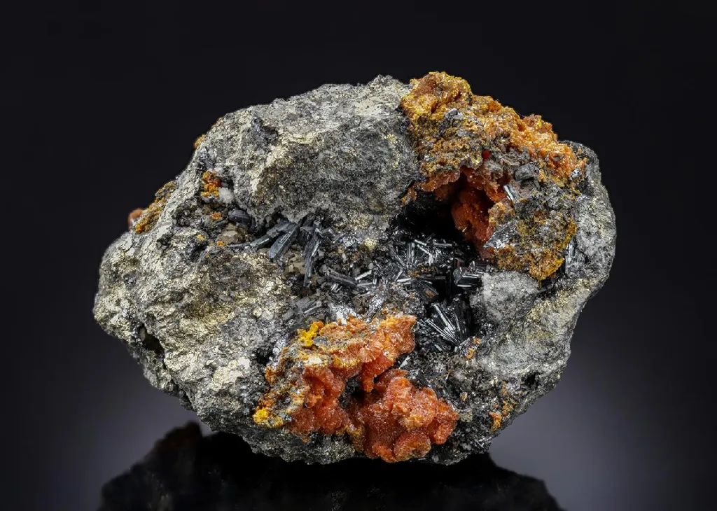 Hutchinsonite with Orpiment and Pyrite image