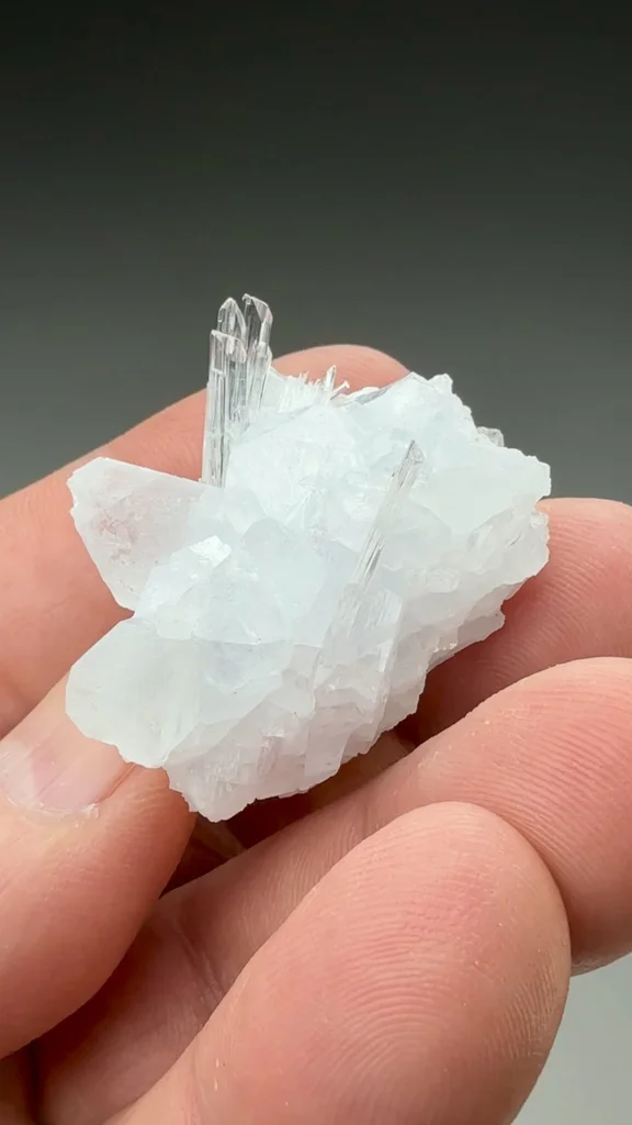 Hydroboracite from Kohnstein Quarry, Thuringia, Germany - image 2