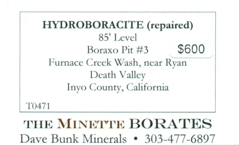 Hydroboracite (repaired) - image 6
