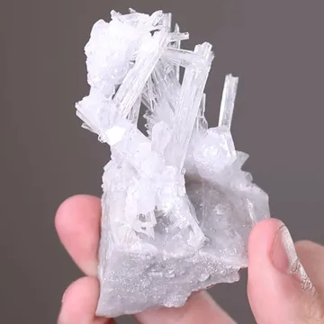 Hydroboracite with Gypsum var. Selenite