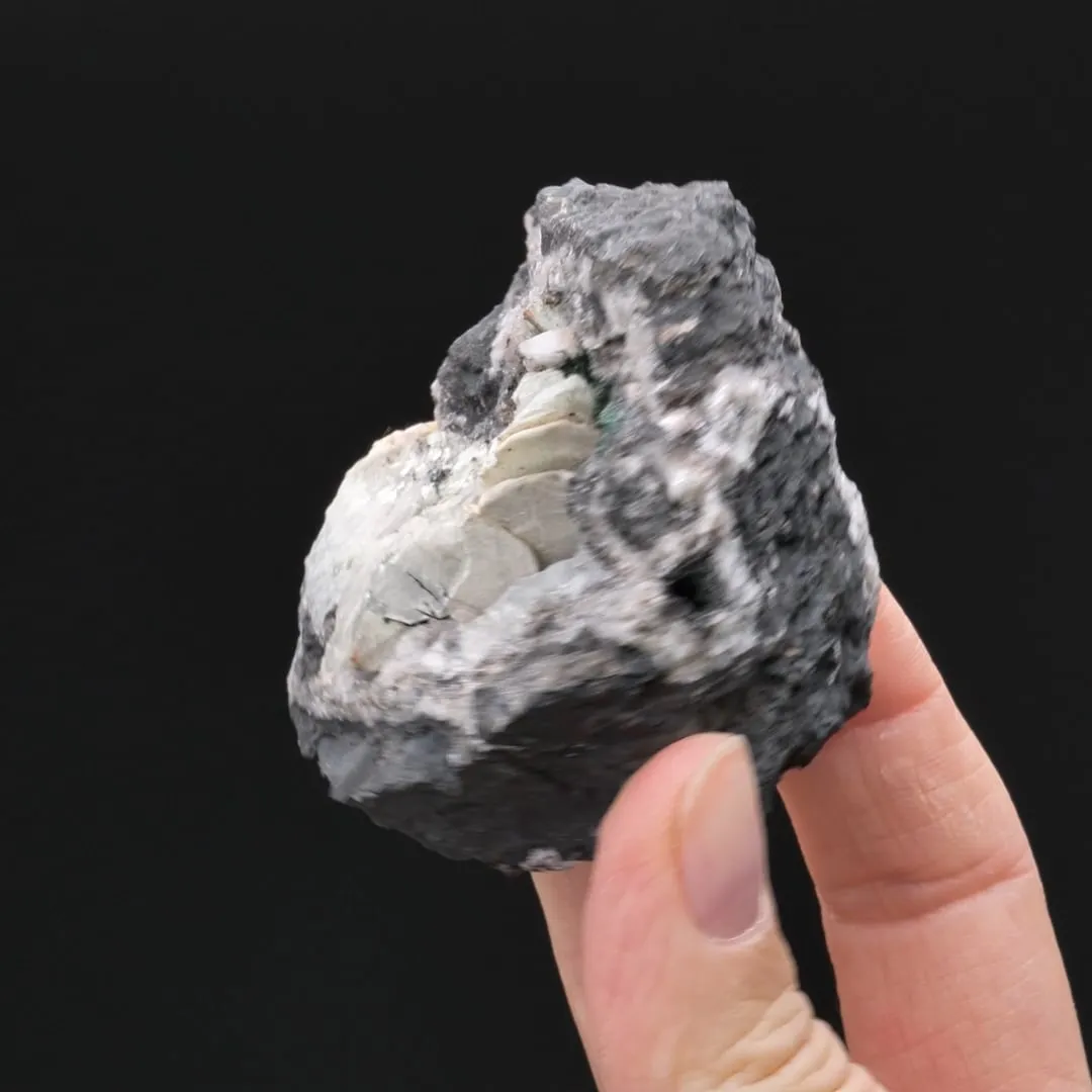 Hydrocerussite with Crednerite and Malachite - image 2